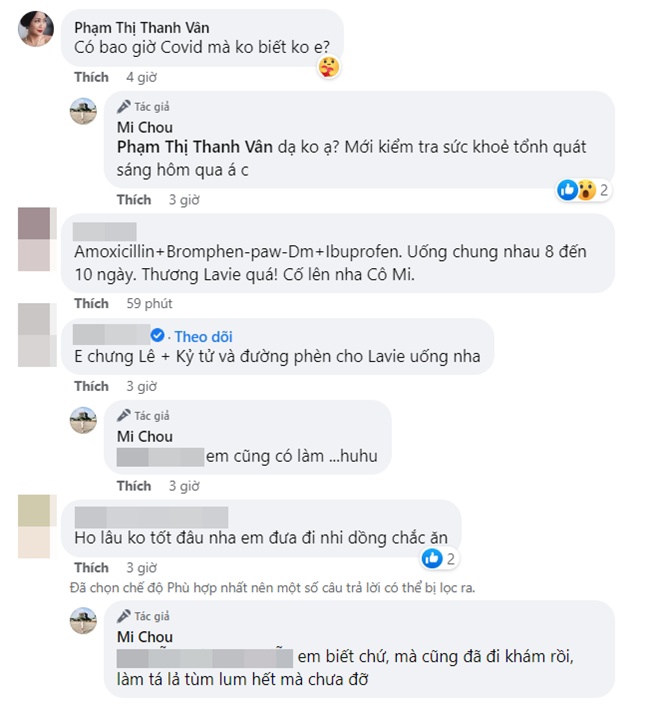 Đông đảo bạn bè, cư dân mạng đã để lại những lời động viên, khuyên nhủ nữ bảo mẫu.
