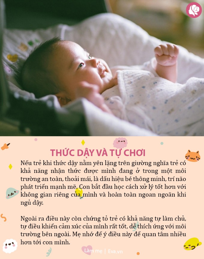 Trẻ sơ sinh sau khi ngủ dậy có hành động này là dấu hiệu con rất thông minh - 4