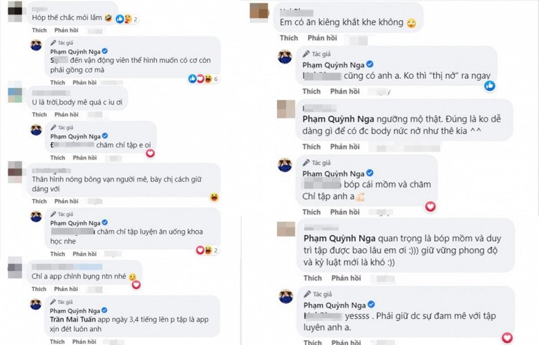 Đăng ảnh từng bị hỏi app chỉnh hình là gì, Quỳnh Nga thẳng thắn đáp trả app ngày 3-4 tiếng lên phòng tập.