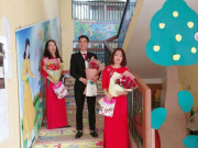 Tin tức - Thầy giáo mầm non duy nhất cả huyện: “Không lường trước được công việc như tết tóc cho bé gái đến việc đang ăn thì trẻ đi vệ sinh”