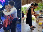 Làm mẹ - O Sen Ngọc Mai toả sáng trên sân khấu, xúc động hình ảnh nhiều năm ở nhà chăm con giản dị