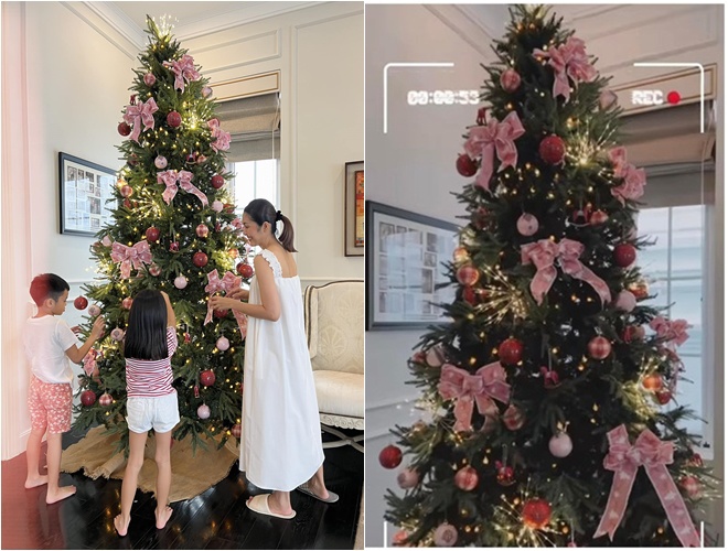 Sao Việt 24h: Tăng Thanh Hà trèo thang trang trí Noel sớm tại biệt thự, cây thông cao gấp 3 lần ái nữ gây chú ý - 6