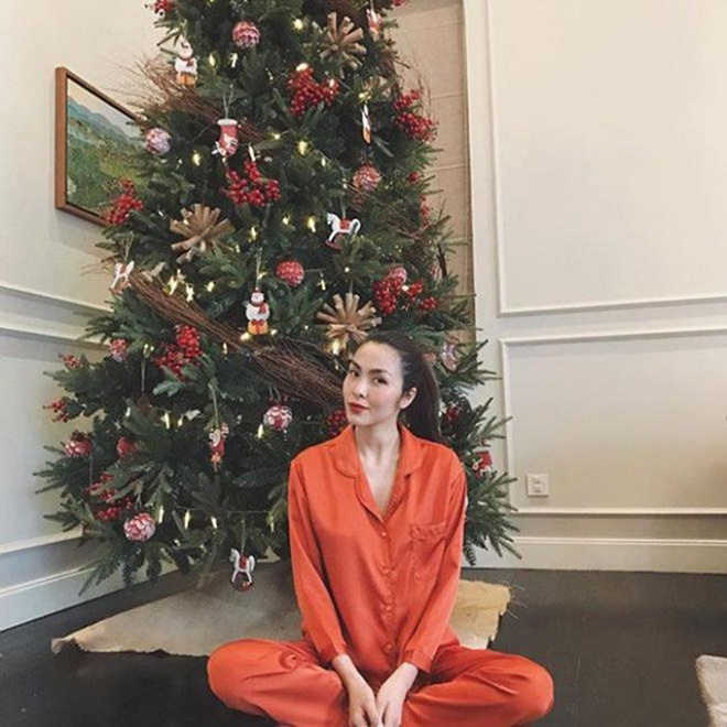 Sao Việt 24h: Tăng Thanh Hà trèo thang trang trí Noel sớm tại biệt thự, cây thông cao gấp 3 lần ái nữ gây chú ý - 10