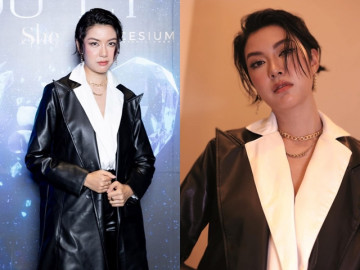 Á hậu Thúy Vân bất ngờ xuất hiện với vẻ ngoài chuẩn men, tiết lộ được chồng doanh nhân đích thân xuống tóc