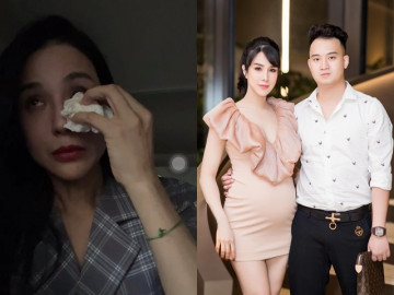 Diệp Lâm Anh livestream cảnh bị chồng chặn xe giữa đường, sợ khóc nức nở vì anh không bình thường