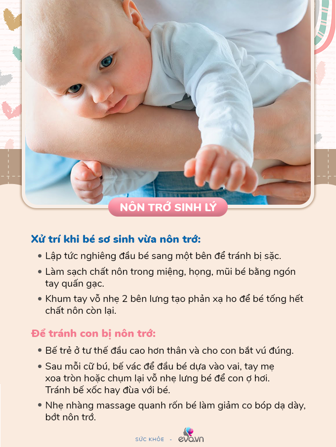 “Tất tần tật” các vấn đề sinh lý thường gặp ở trẻ sơ sinh và cách xử trí - 1