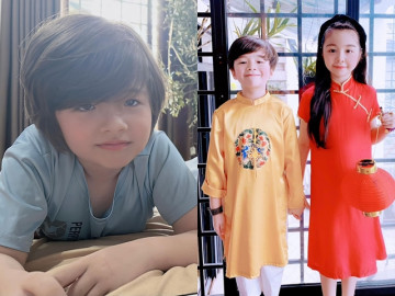 Elly Trần đăng ảnh cam thường của Cadie Mộc Trà và Alfie Túc Mạch, con trai lai Tây giống bố đến xót xa