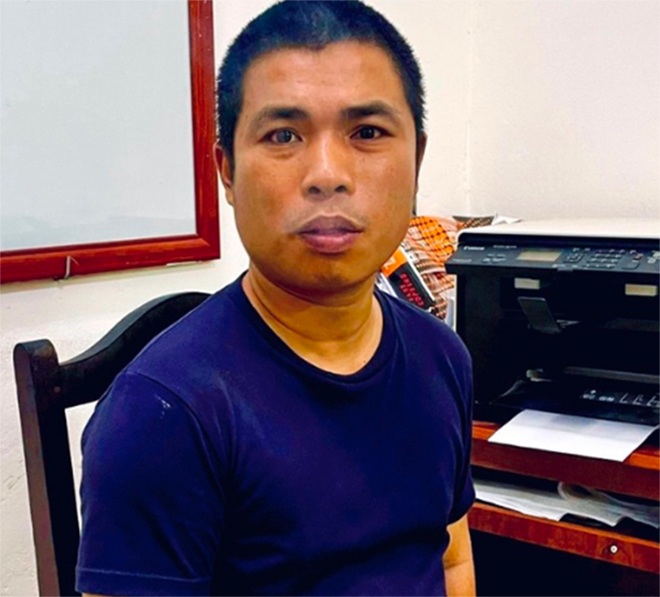 Hoàng Ngọc Chiến tại cơ quan điều tra