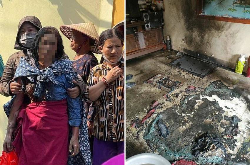 Vụ đốt nhà mẹ vì mâu thuẫn chia đất: 2 người con gái đã tử vong - 1