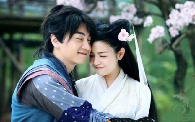 Trần Hiểu và Trần Nghiên Hy trong Thần điêu đại hiệp năm 2014.