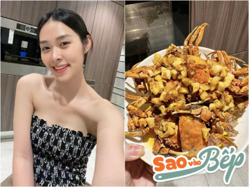 Mỹ nhân má lúm Diệp Bảo Ngọc đích thị là gái đảm: Nhìn 2 món nhiều đạm cô làm, bạn bè thốt lên U là trời