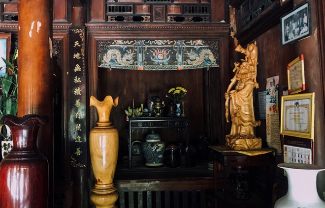 Ngôi nhà cổ Tích Thiện Đường được xây dựng từ thời ông cố nội của ông Hữu Minh. (Ảnh: Báo Đà Nẵng)