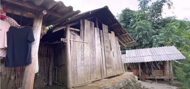 Căn nhà của gia đình đông con.