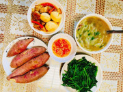 Bà bầu - Xưa rồi cơm cữ khó ăn, sản phụ Pleiku tự nấu ai thấy cũng thèm