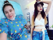 Bà bầu - Bầu bí tăng vù vù hơn 30kg, Hồ Bích Trâm lo khó đẻ thường, chưa vượt cạn đã tính chuyện giảm cân