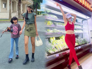 Thời trang - Bà xã Hồ Hoài Anh lên đồ "đi chợ" như đi làm, chẳng bù cho nhiều chị em mặc mát mẻ hết cỡ