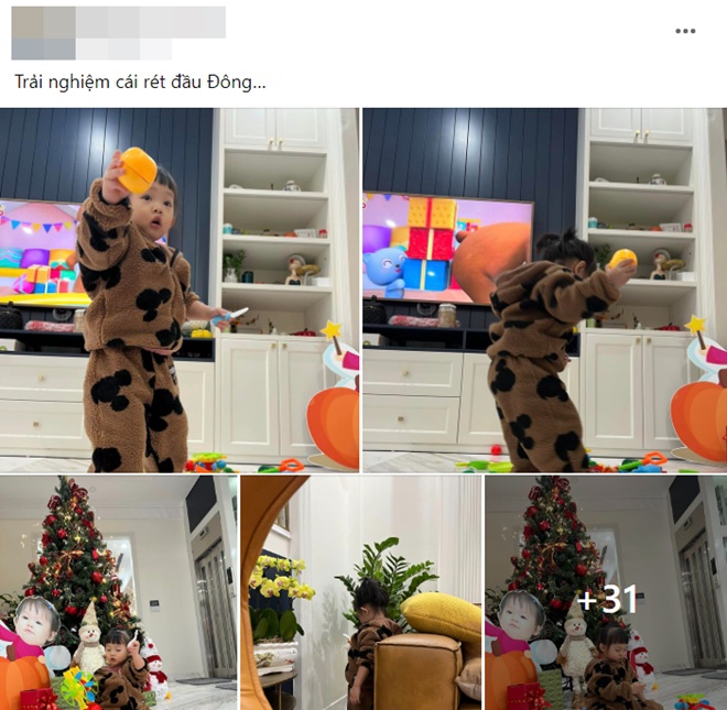 Đàm Thu Trang dẫn con gái cưng về quê ngoại Lạng Sơn đón mùa đông, nhận được nhiều sự quan tâm của khán giả.