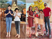 Yêu con - Con gái Bình Minh 13 tuổi đã quy y chùa, ăn mặc giản dị vẫn nổi bật nhờ đôi chân hưởng gen bố 1m84