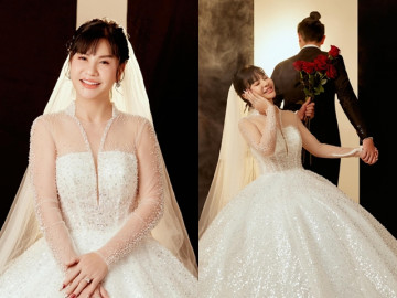 Cát Phượng chụp ảnh cưới cùng người đàn ông giấu mặt, 2 lần muốn tái hôn con trai Thái Hoà đều can ngăn