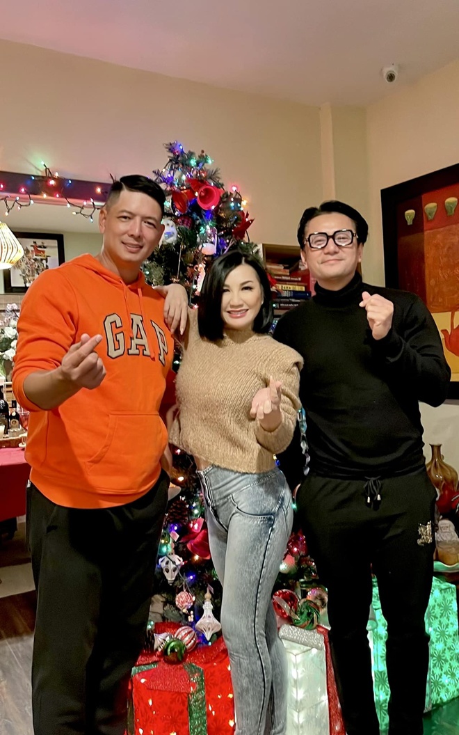 Vợ cũ Bằng Kiều hội ngộ Trương Minh Cường, Bình Minh ở Mỹ.