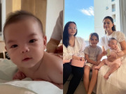 Giải trí - Con gái thứ 3 của Phạm Quỳnh Anh bé xíu đã "ghiền" dịch vụ xa xỉ, được nhận xét xinh nhất nhà