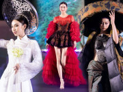 Thời trang - Thiên Ân diễn thiết kế phao đồ sộ, được Hương Giang khen ngợi