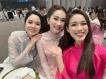 Chung khung hình Hoa hậu Việt Nam kém chục tuổi, mẹ 2 con Đặng Thu Thảo làm lu mờ nhan sắc đàn em