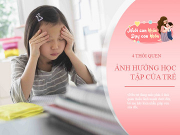Trẻ mắc phải 4 thói quen xấu này, có học ngày học đêm điểm số vẫn thấp