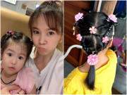 Làm mẹ - Lê Phương phản bác khi bị chê trách vì thường xuyên tết tóc đẹp cho con đi học mỗi sáng