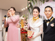 Sính lễ khủng Phan Hiển mang sang hỏi cưới Khánh Thi, mẹ ruột cô dâu khóc nức nở trao của hồi môn
