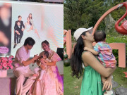 Giải trí - Vợ đại gia U50 của Quý Bình lần đầu khoe 3 con trong đó có 2 con riêng, khuôn mặt sau sinh bầu bĩnh