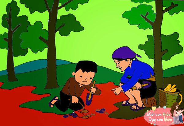 Truyện cổ tích: Sự tích cây khoai lang - 4