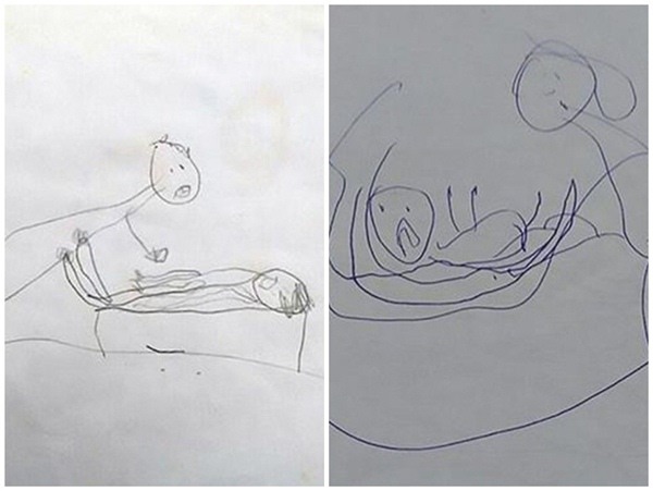 Con 4 tuổi thường xuyên vẽ tranh rùng rợn, mẹ đi hỏi nhận về câu trả lời không thể ngờ - 7