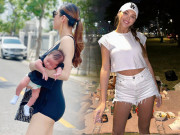 Thời trang - Hội bà đẻ Vbiz "nói không" với kiêng cữ, lâm bồn chưa lâu đã mặc phong phanh, vợ Tây Bùi Tiến Dũng chưa là gì