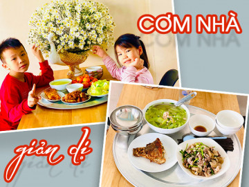 8X đất cảng khoe cơm giản dị 100 nghìn đồng/bữa, chồng con nhận định là đầu bếp 5 sao