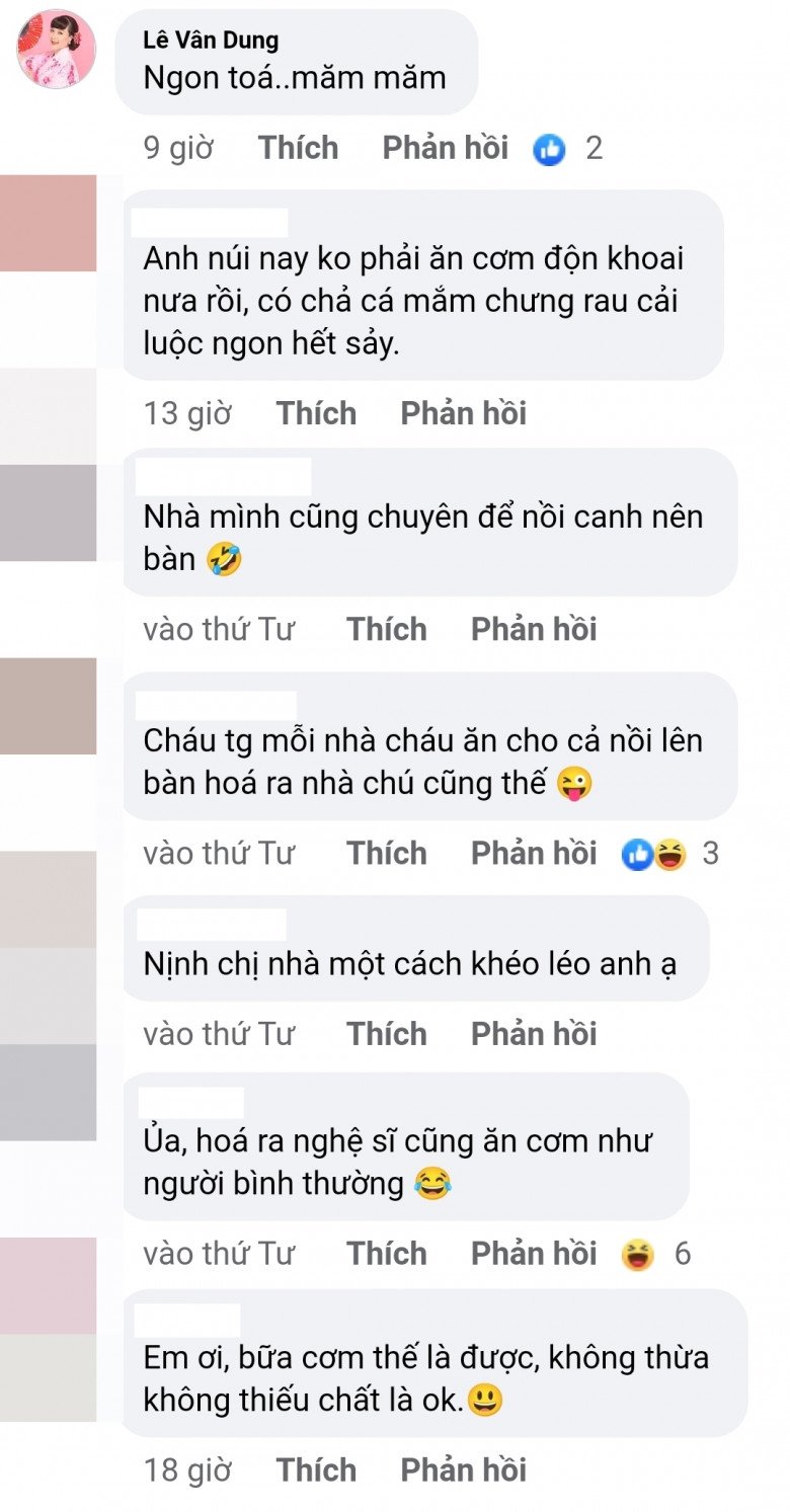 amp;#34;Anh Núiamp;#34; Xuân Bắc khoe bữa cơm thịnh soạn, cho cả nồi lên bàn: Vân Dung xuýt xoa khen - 4