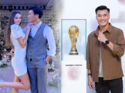Thời trang - Xa vợ con đi xem World Cup, Bùi Tiến Dũng ăn diện soái ca cỡ này, bảo sao vợ Tây luôn có động thái