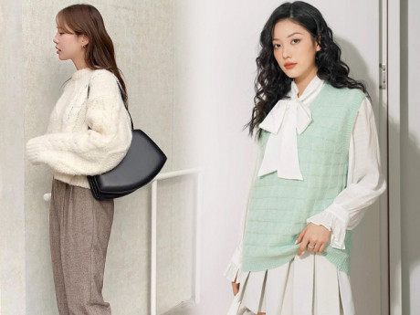 4 mẫu áo len tối giản, không lo lỗi mốt
