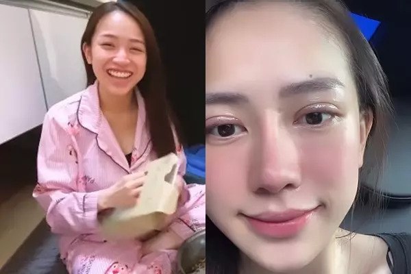 Đôi mắt của Joyce Phạm giờ cũng to tròn và sắc sảo hơn nhờ nhấn mí.