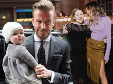 Harper Beckham 11 tuổi mặc váy ren của mẹ nhưng bị cấm tiệt món thời trang của người lớn