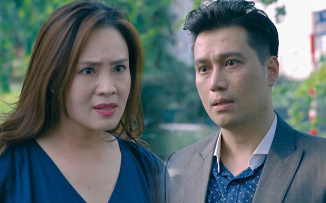 Cảnh nhân vật của Hồng Diễm cùng đồng nghiệp vào khách sạn điều tra ở Hành Trình Công Lý tập 14.