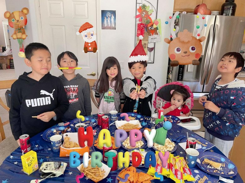 Con trai Ngô Kiến Huy được mẹ ruột tổ chức sinh nhật ở Mỹ, 11 năm chưa gặp bố ruột - 4