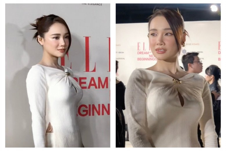 Qua ống kính của người hâm mộ, Nhã Phương cũng không bị dìm hàng. Có thể thấy nhờ tăng cân kết hợp cùng layout makeup lỹ lưỡng mà gương mặt của bà mẹ 1 con giờ trông trẻ trung hơn, phần nếp nhăn nơi khóe mắt cũng đã trở nên mờ hơn.