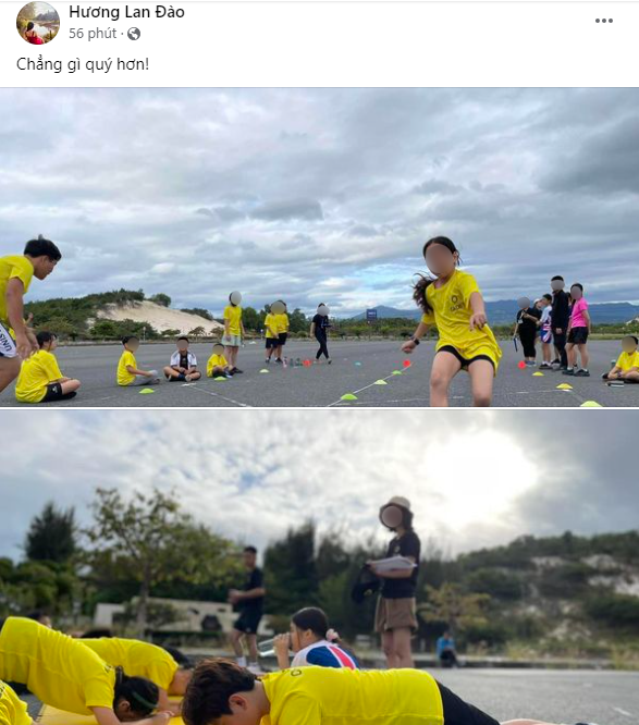 Bà Đào Lan Hương chia sẻ hình ảnh của các con cùng lúc Shark Bình đăng hình tại Tòa án