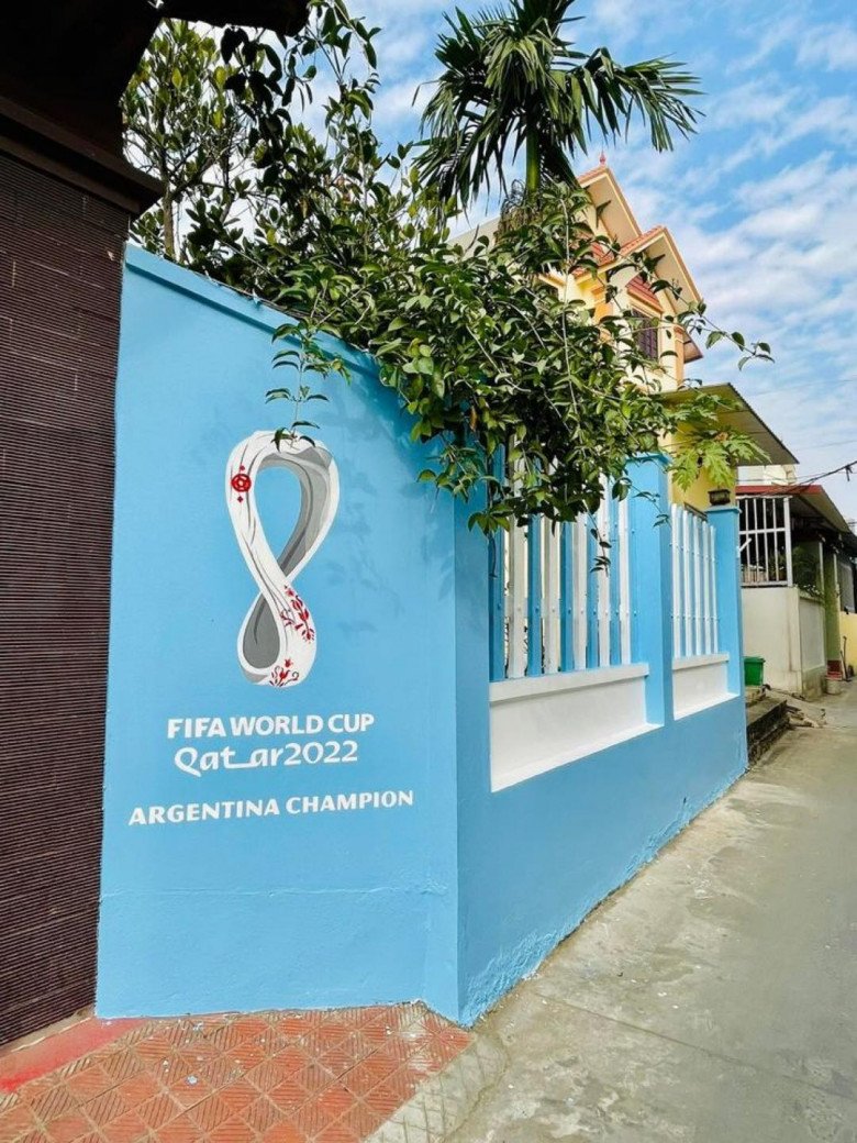Đại gia Hà Nội vẽ Messi lên tường mừng Argentina vô địch World Cup, căn nhà bề thế không phải dạng vừa - 8
