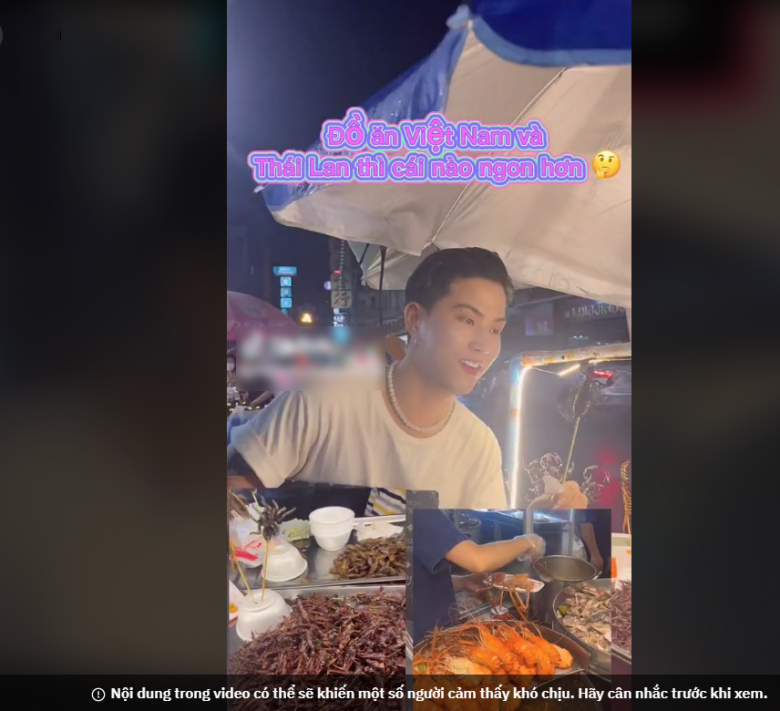 Bị chỉ trích vì so sánh món ăn Việt Nam với món Thái Lan, TikToker Nờ Ô Nô nói: amp;#34;Món nào dở nói dở, ngon thì khen ngonamp;#34; - 1