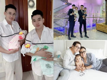 3 cặp đồng tính nam mạnh tay chi tiền tỷ thụ tinh ống nghiệm để có con bế bồng