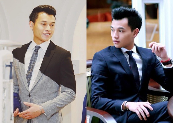 Ngoại hình điển trai của thiếu gia Hà thành bị nghi có mối quan hệ tình cảm với Hoa hậu Tiểu Vy.