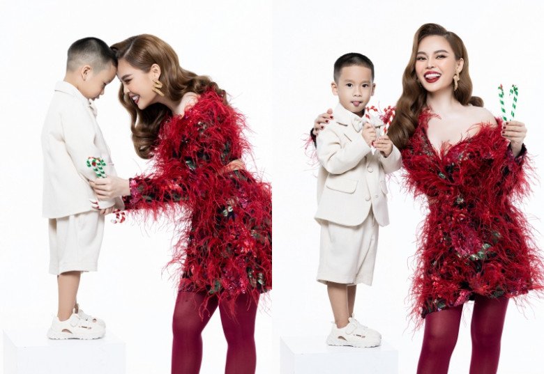 Giang Hồng Ngọc cùng con trai Cà Rốt vừa bí mật thực hiện bộ ảnh đón Giáng sinh để gửi tặng khán giả. Nữ ca sĩ cho biết từ trước tới nay, cô rất ít khi đưa hình ảnh của con lên mạng xã hội vì không muốn con bị chú ý. 