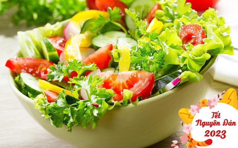 Rau xanh giúp chống ngán, bổ sung vitamin, hỗ trợ đường ruột tốt nhưng dường như bị lãng quên trong dịp Tết.